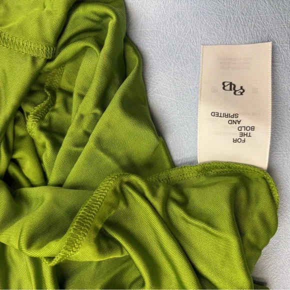 🆕 RAT & BOA 🧿 NWOT Octavia Long Sleeve Column Maxi Dress, Green - Sz XL US 10 - Picture 15 of 16